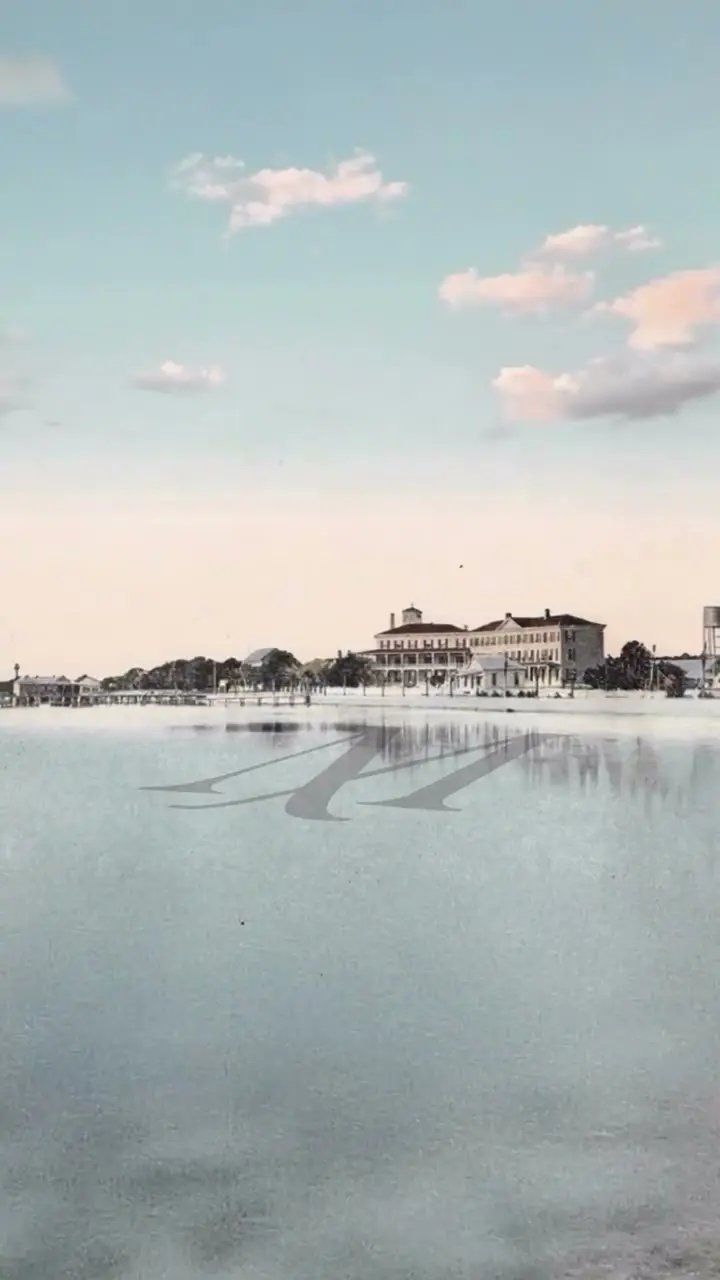 View across Sarasota Bay toward the downtown waterfront